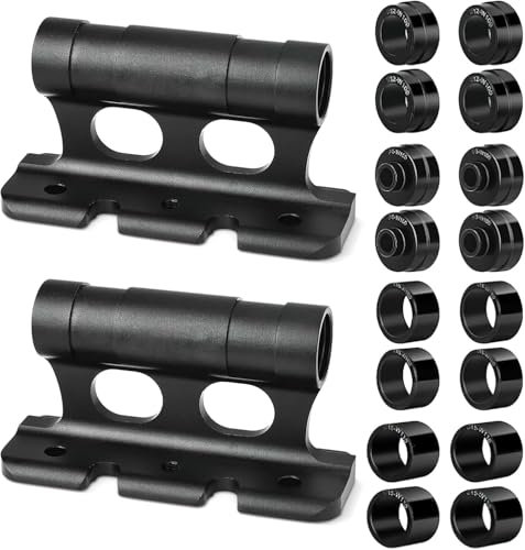 UOCAI Lot de 2 supports de fourche de vélo en alliage d'aluminium pour voiture, vélo, porte-fourche à dégagement rapide