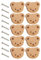 SVCEQZE 10 Stück Schubladenknöpfe, Kommodenknöpfe Holz, Griffe Kommode Holz Baby, Schrankknöpfe Bär, Niedliche Schrankknöpfe, Bär Geformte Schubladenknopf,Niedlich Bär Geformte -Schränke Türknöpe