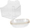 Mipcase 4 Piezas Escupehuesos Transparente Tazón De Plástico Para Almacenar Alimentos Tazón Ensaladera De Plastico Cuenco De Plástico Para Nueces Plato De Fruta Transparente La Mascota