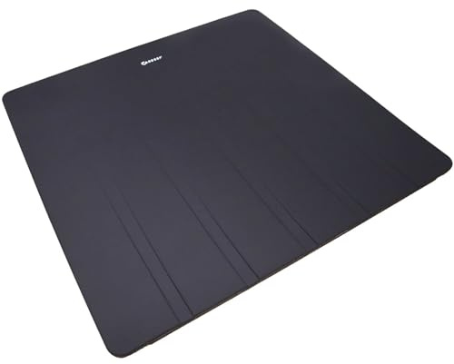 Caressi Silikon Abtropfmatte für Geschirr 400x415x9mm - ideal für Spülen ohne Abtropffläche, anthrazit