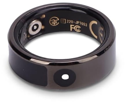 Zunate Smart Ring, Touchscreen -Display -Fitness -Tracker mit Fernbedienung für Smartphones, 50 M Wasserdicht für Sport- und Gesundheitsüberwachung (10#)