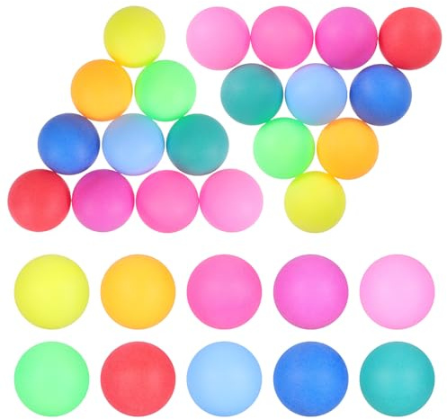 FONDOTIN 150 Stück Bunte Tischtennisbälle 40mm Leichte Wiederverwendbare Lotteriekugeln für Partyspiele Bierpong Basteln und Weihnachtsdekoration