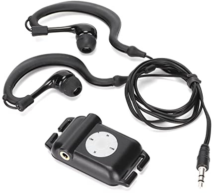 Dioche 01 02 015 Lettore MP3 Impermeabile con Cuffie, Pensato per il Nuoto e Adatto per gli Sport acquatici. Memoria da 4 GB, 8-10 Ore di riproduzione.