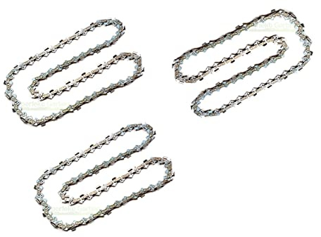 3x Sägekette 30cm / 1,1mm / 3/8 / 45 TG Kompatibel mit Ferrex XYZ618 (2023) 40V Kettensäge