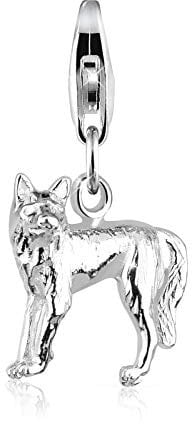 Elli Charm Damen Wolf in 925 Sterling Silber