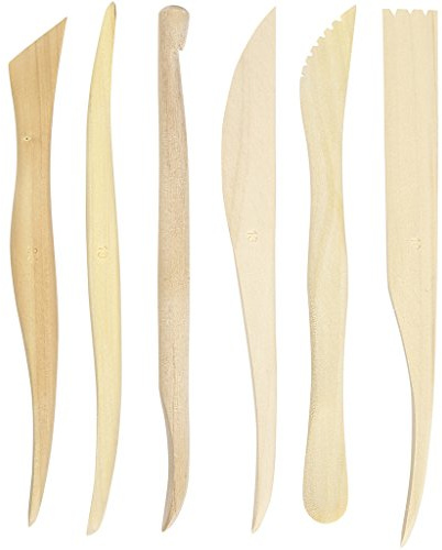 Modellierwerkzeug-Set, L: 15 cm, 6 Stück