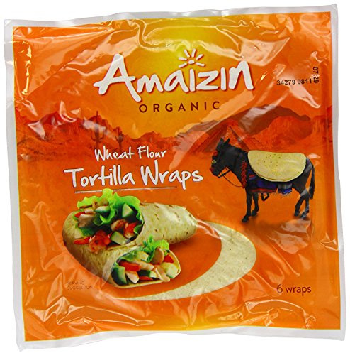 Amaizin Organic Tortilla Semifresh 6 Wraps 240 g (Pack of 8)