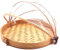 Artisanal Cloche à Fromage Fruit 30 cm Garde Manger Bambou Corbeille Blanc Plateau Fromage Filet Naturel Protège Aliments …