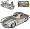 Bburago Mercedes-Benz 300SL Coupe Silber W198 1954-1963 18-22023 1/24 Modell Auto mit individiuellem Wunschkennzeichen