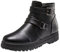 Baymate Donna Moda Comodo Caviglia Stivali da Neve Classico Calde Invernali Artificiale Pelliccia Stivaletti Antisdrucciolo Boots (Nero, Asia 37 (23.5cm)