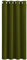 PONY DANCE Vorhang Blickdicht Kurze Gardinen Verdunkelungsvorhang Kinderzimmer Curtain Blickdichter Thermovorhang mit Ösen 1 Stück H 158 x B 132 cm, Oliv-grün