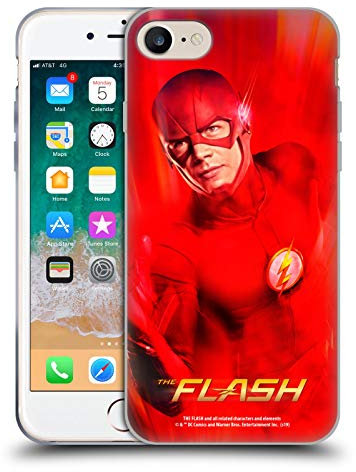 Head Case Designs Licenciado Oficialmente The Flash TV Series Barry Rojo Póster Caso Funda de Gel Suave Compatible con Apple iPhone 7/8 / SE 2020 & 2022
