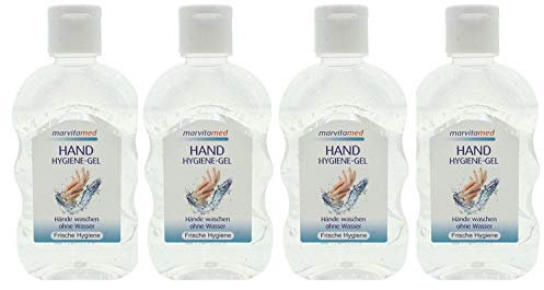 Marvita Hand-Hygiene-Gel 80ml mit Aloe Vera, 6er Pack (6x 80ml)