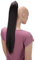 CAISHA 60cm Glatt Pferdeschwanz Mit Butterflyklammer Haarteil Zopf Hitzebeständig Haarverlängerung Dunkelbraun H621