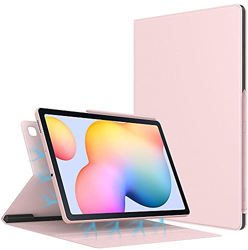 TiMOVO Custodia Protettiva Compatibile con Galaxy Tab S6 Lite 10.4 Pollici 2024/2022/2020, Cover Ultra Sottile e Leggera con Auto Sveglia/Sonno, Cover per Samsung Galaxy Tab S6 Lite, Rosa Trasparente