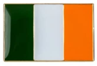 Ireland Irish National Flag Metal Enamel Pin Badge – Rectangle Lapel Brooch 2.5 x 1.5 cm – Irish Heritage Souvenir for St Patrick’s Day and National Events