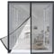 ARCOL Moustiquaire Fenêtre Magnétique 100x150 cm cm en Fibre de Verre – Stop Moustiques en 3 min, Maille Ultra-Fine, Fermeture Auto Aimants & Lest, Bande Auto-Agrippante Large (Noir)