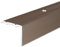 PROVISTON | Winkelprofil | Aluminium eloxiert | Bronze Hell | Breite 24.5 mm | Höhe 18 mm | Länge 1000 mm | Gebohrt | Treppenkantenprofil | Treppenwinkel | Treppenkante | Kombiwinkel | 1 Stück