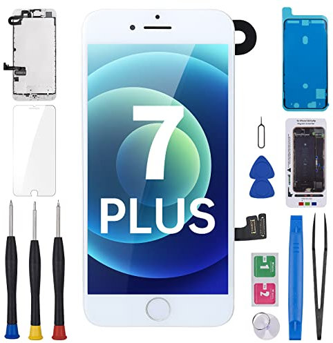 for iPhone 7 Plus Screen Replacement with Home Button 5.5 White