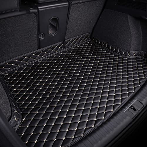 Kofferraum Leder Schutzmatte für Volvo XC60 2018-2023, mit Seitenschutz - wasserdicht, Kratzfest, rutschfest, Hundefreundlich