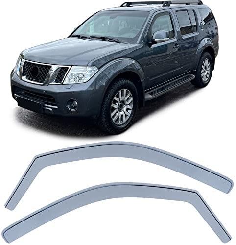 Windabweiser Regenschutz Schwarz für Nissan Pathfinder R51 05-13 Navara D40