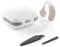 InnovaGoods® Amplificador de sonido retroauricular Welzy, Volumen regulable, botón de ajuste y control, Bastoncillo y cepillo de limpieza incluidos, ideal para personas con problemas de audición
