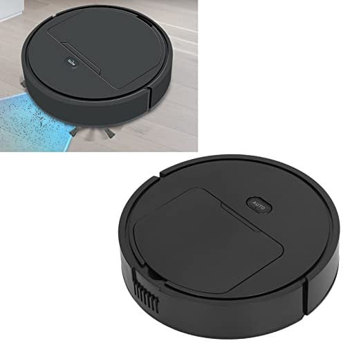 Robot Aspirapolvere con Ricarica USB 3 in 1 E Spazzatrice Automatica Intelligente per La Casa,Robot Spazzante a Basso Rumore da 40 Db, Senza Grovigli, Forte Aspirazione, Sottile, Ideale per Pavimenti