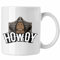 Trendation - Lustige Tasse für Line Dance Fans Howdy Cowboy Geschenkidee (Weiß)