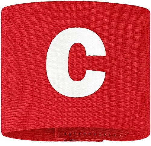 JAKO Kapitänsbinde Classico Armbinde, Sportrot, 1 (Junior)