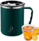 Thermal Mug With Handle, 500ml Insulated Coffee Cup With Handle, Stainless Steel Thermal Cup, Reusable Coffee Tumbler With Handle And Lid, Leakproof Insulated Portable Mug For Drinks, Coffee, Tea