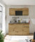 möbelando Singleküche >Jazz< in Eiche Artisan - 160x212x60 (BxHxT)