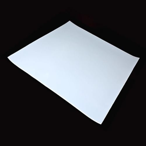 2pcs Translucent Color Rubber Sheet Mat, thickness 2mm Silicone Rubber Sheet, Rubber Pad Sheet Thin Silicone Rubber Gasket Sheet(200x200mm)