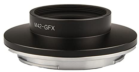 Haoyull M42-GFX Adapter M42 Mount Lens to for Mount for GFX50S GFX50R GFX100 Format Camera