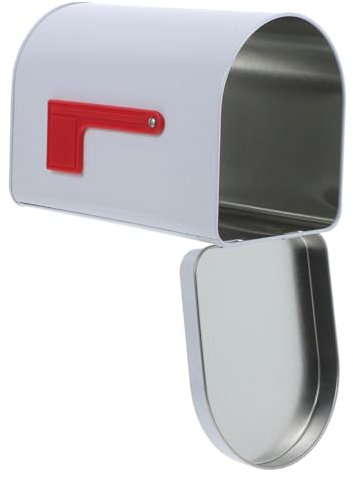 TOPBATHY Briefkasten aus Blech süßigkeiten Box Kinder briefkasten Geschenkideen für Kinder Postkasten für Kindermailbox Briefkästen für draußen Spielzeug Weißblech