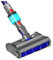 Testa del mocio elettrico bagnato e asciutto con luce verde, pulisce e asciuga i pavimenti duri, spazzola lavapavimenti, compatibile con Dyson, V7, V8, V10, V11, V15