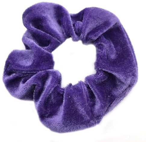 YKAFADE 6 Stück Haargummis Scrunchies aus Samt für Damen, Haar Scrunchies großes Samt-Haargummi Pferdeschwanz-Halter Haarband Weiche elastische Haarbänder Haarschmuck für Mädchen Damen,Lila