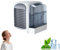 Breeze Box Ac - 3-in-1 Cool, Humidifying & Air Purifier, Breeze Box Portable Ac, Ultra-Quiet, Rapid Cool, Air Cooler Fan for Bedroom, Office, Travel (Gray)
