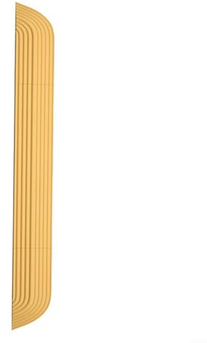 Sweeper Climbing Threshold Strip Smart Robot Vacuum Floor Protection Ramp Silicone Threshold Climbing Bridge Fit Door Transition Strip For Robotic Vacuums Solution(Height 1.6cm Yellow)