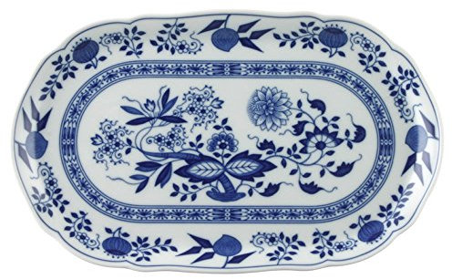 Hutschenreuther Blau Zwiebelmuster Milch/Zucker-Tablett