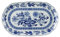 Hutschenreuther Blau Zwiebelmuster Milch/Zucker-Tablett