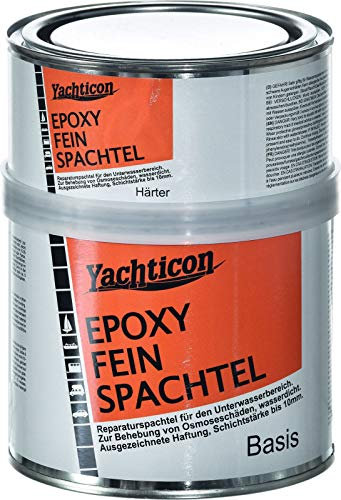 YACHTICON Epoxy Feinspachtel mit Härter, Gewicht:2,1 kg