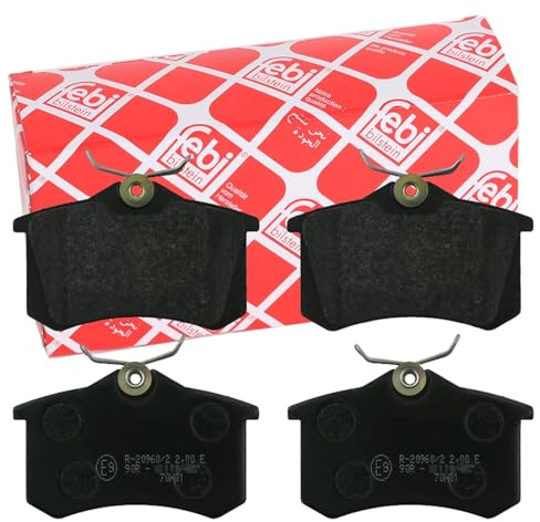 febi bilstein 16146 Bremsbelagsatz, 1 Stück | Kompatibel mit: SEAT CORDOBA, CORDOBA, CORDOBA Vario, IBIZA II, VW GOLF II, GOLF III, GOLF III Cabriolet, GOLF III Van