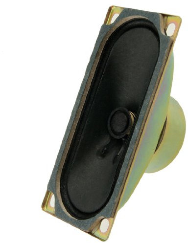 sourcing map Replacement 120mm x 50mm Square Mount LCD TV Speaker 10W 8 Ohm