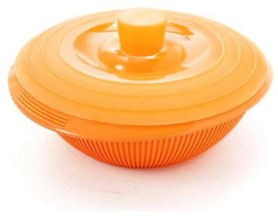 Silikomart | COC 04 Recipiente Redondo de Silicona, Antiadherente, Lote de 1 Molde para Cocinar en Microondas ø235 h 75 mm, Made in Italy