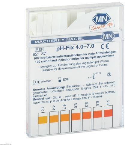 PH-FIX Indikatorstäbchen pH 4,0-7,0 100 St