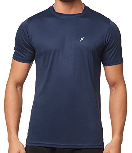 CFLEX Herren Sport Shirt Fitness T-Shirt Sportswear Collection - Navy L