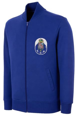 COPA - Retro Fußballjacke Herren - FC Porto 1983/84 - Blau - 50% Baumwolle – 50% Polyester