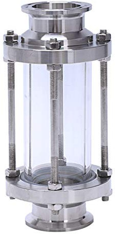 REFURBISHHOUSE Inline-Schauglas Mit Klemmende, Durchfluss Sanitär Schauglas Sus316 1,5 Zoll Tri Clamp Typ (Durchflussrohr Od 38Mm)