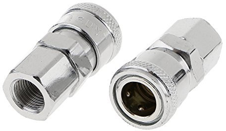 SF20-1/4 '' BSP Raccordo A Innesto Rapido Femmina Connettore Aria Compressa Raccordo Aria Compressa Confezione Da 2