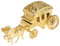 YeahiBaby Geschenkschachtel für Hochzeit, Kutsche, Schokoladenschachtel für Hochzeit, Geburtstag, Party, Brautparty, goldfarben